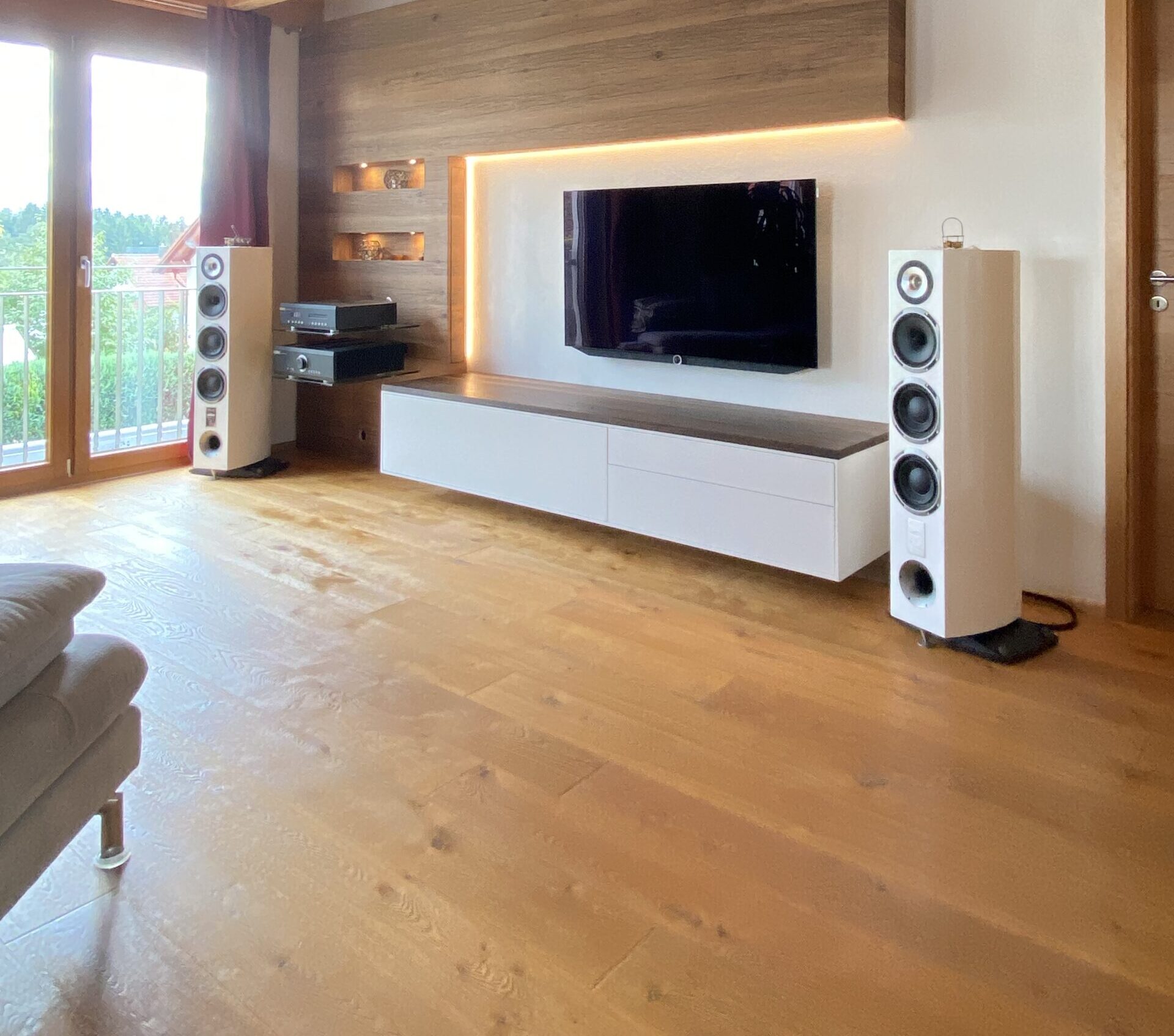 Holzboden in Reutlingen Parkett - Wohnzimmer